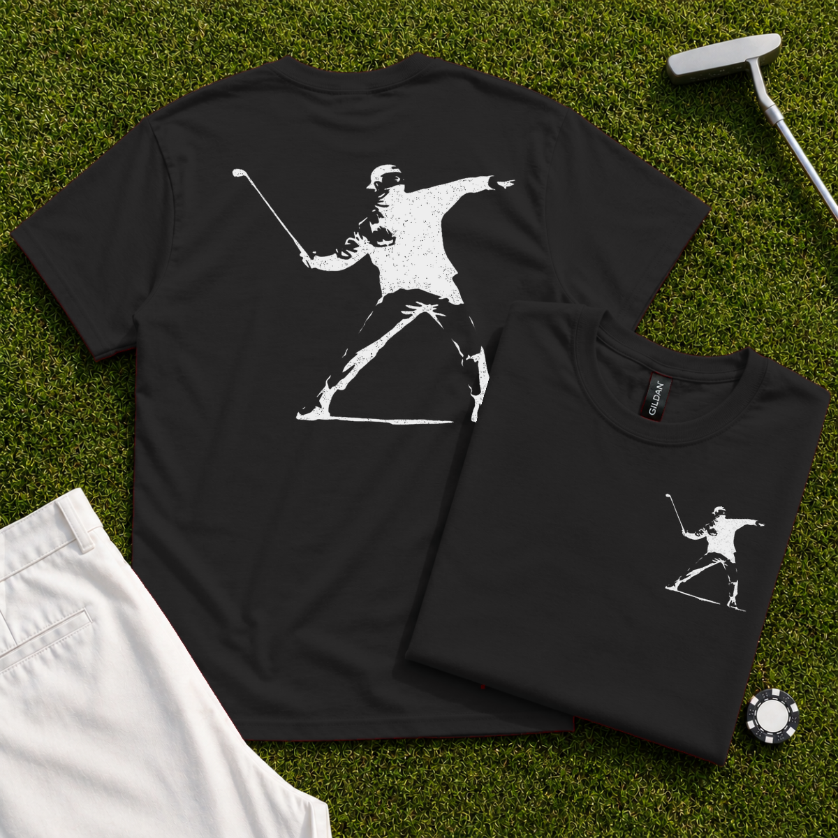 Club Thrower Back Print Tee