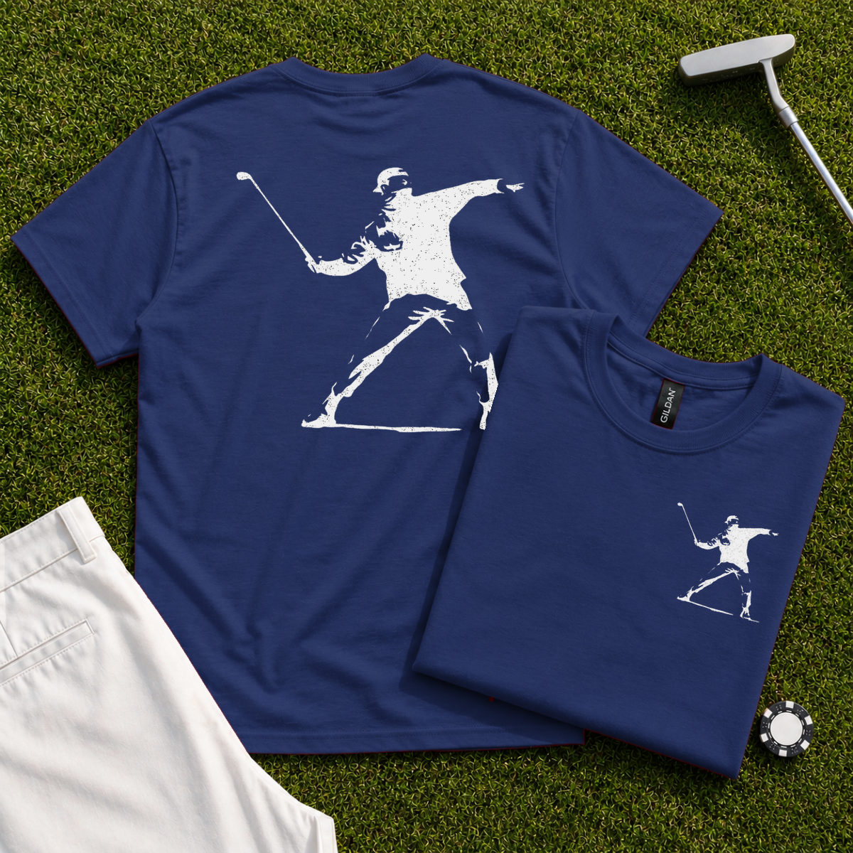 Club Thrower Back Print Tee