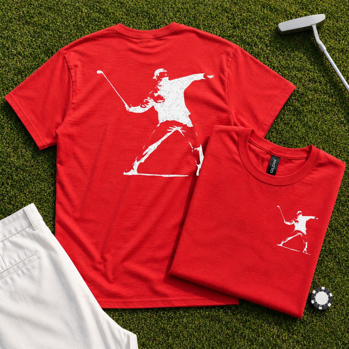 Club Thrower Back Print Tee