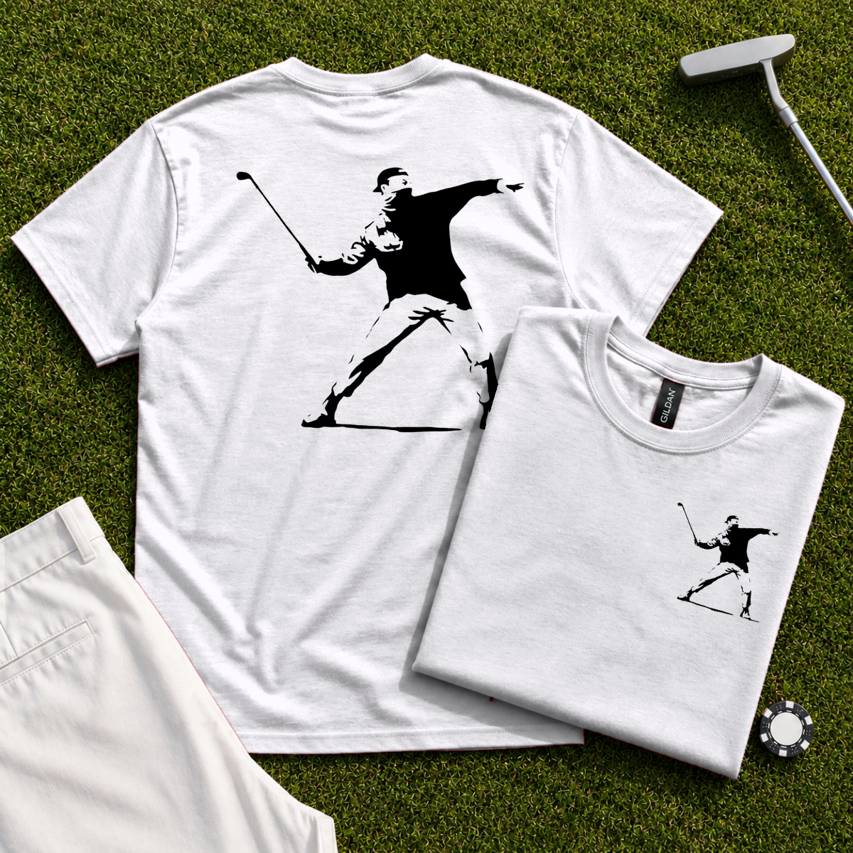 Club Thrower Back Print Tee