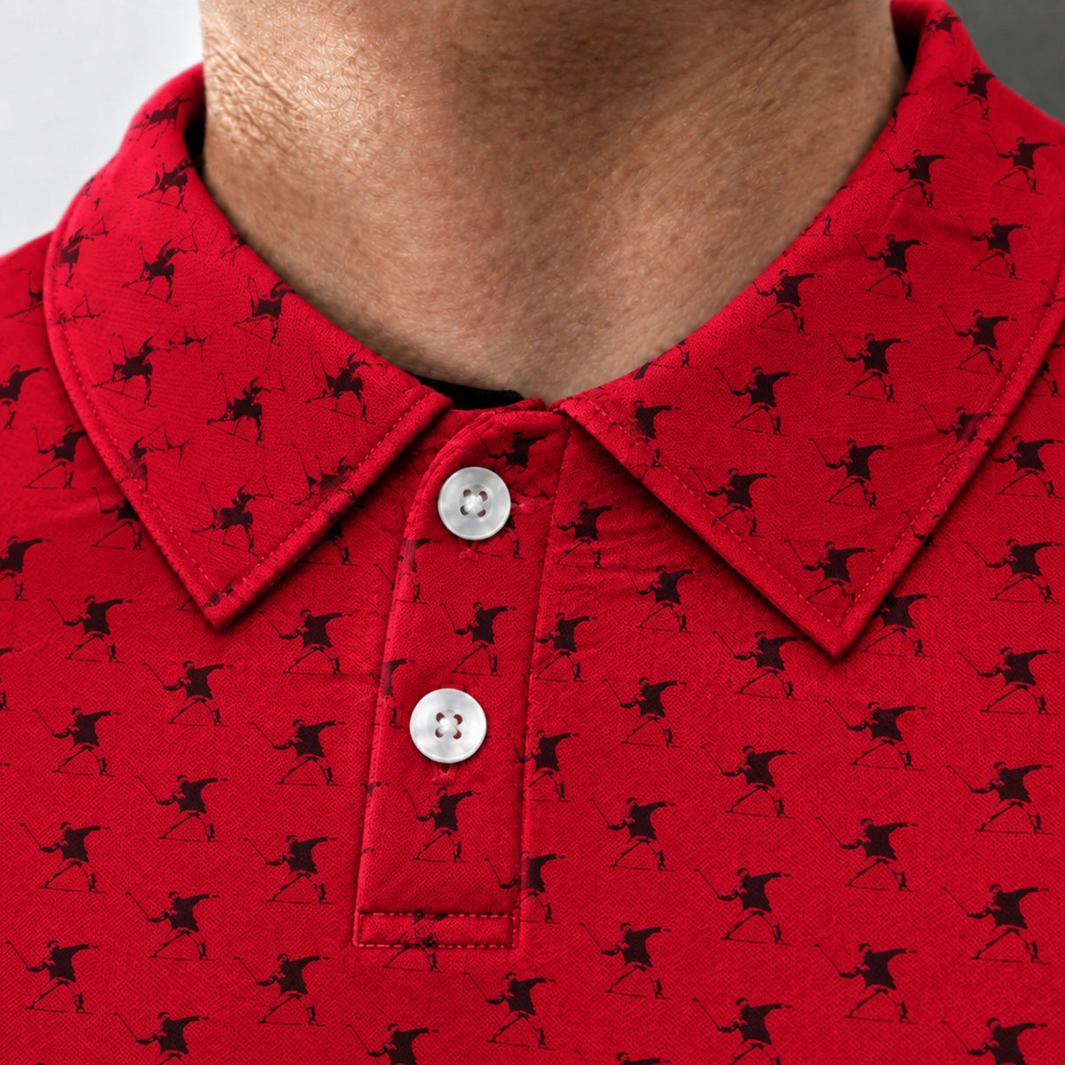 Club Thrower Performance Print Polo