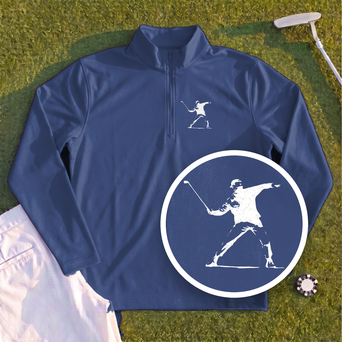 Club Thrower Quarter Zip