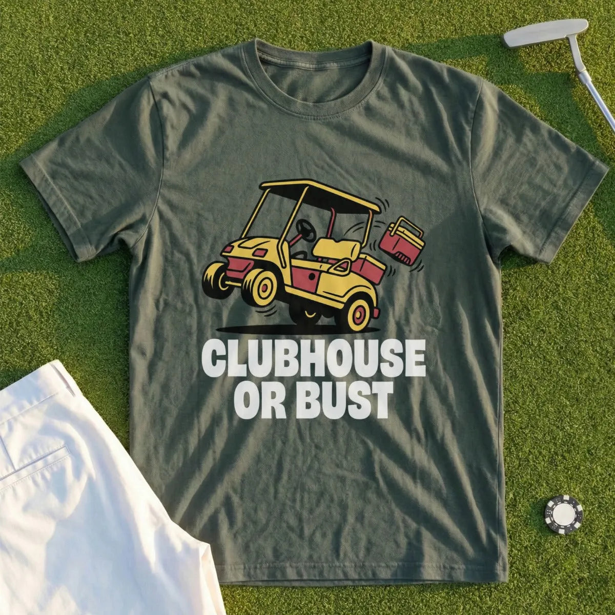 Clubhouse Or Bust Tee