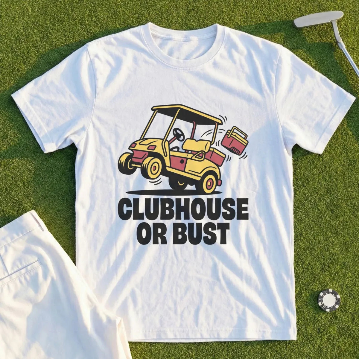 Clubhouse Or Bust Tee