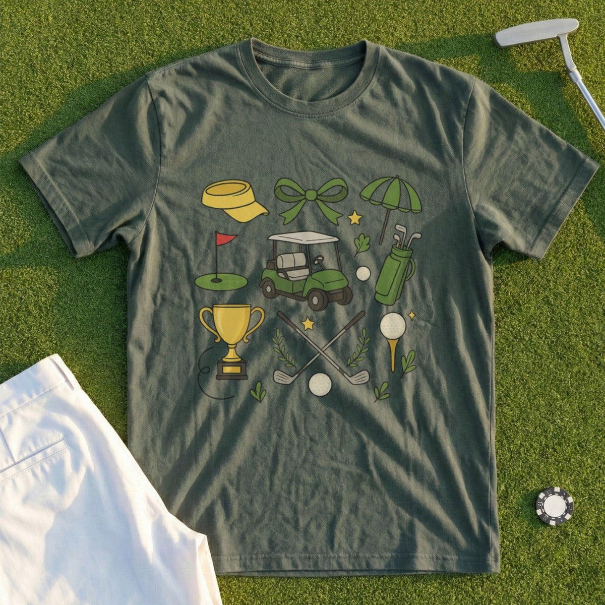 Coquette Golf Collage Tee
