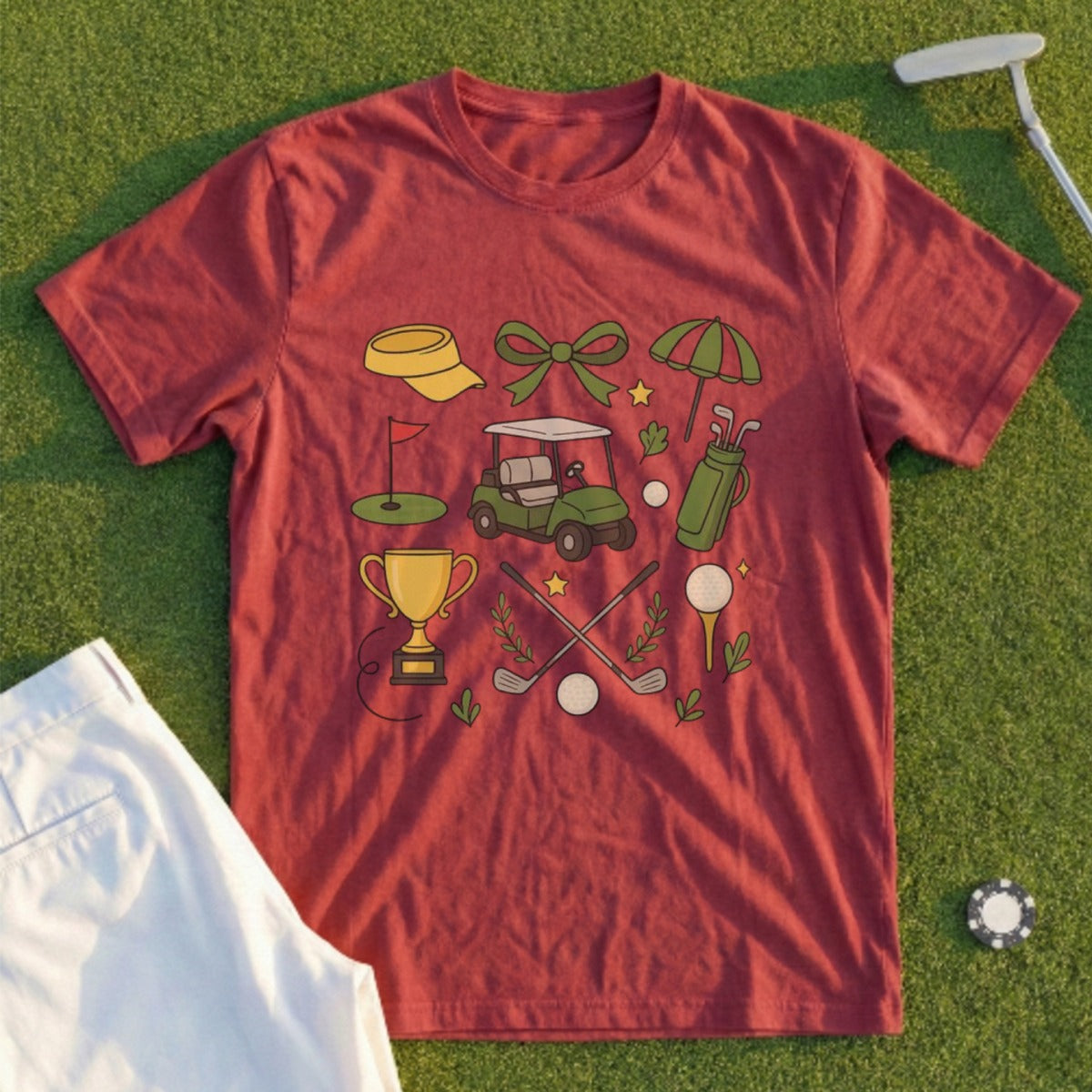 Coquette Golf Collage Tee