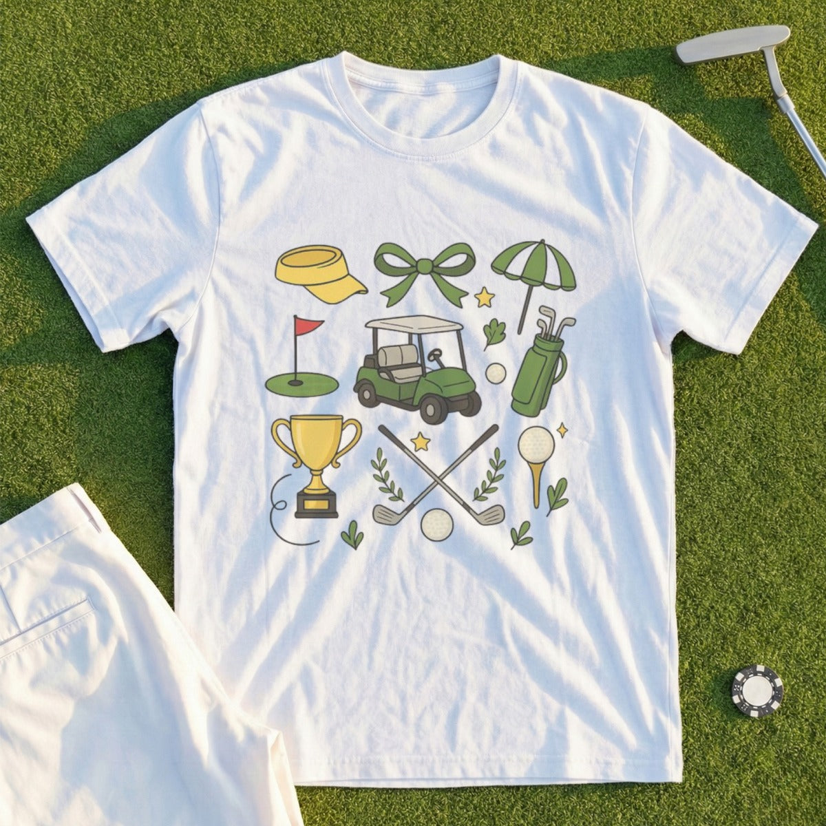 Coquette Golf Collage Tee