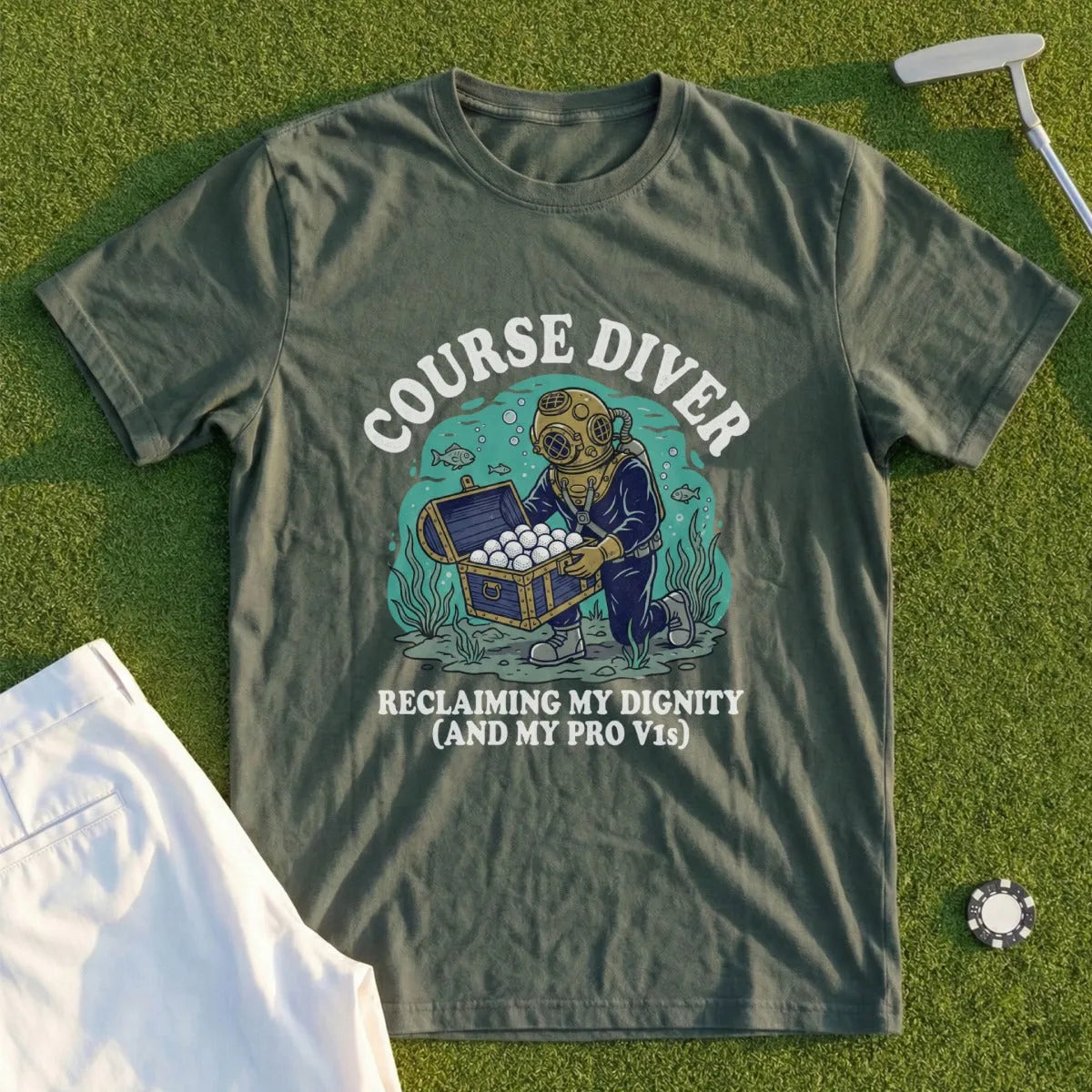 Course Diver Tee