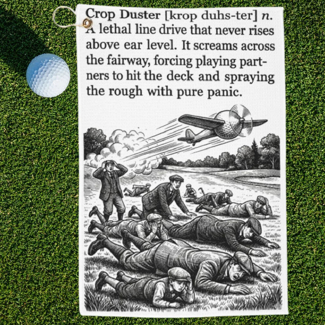 Crop Duster Dictionary Definition Golf Towel