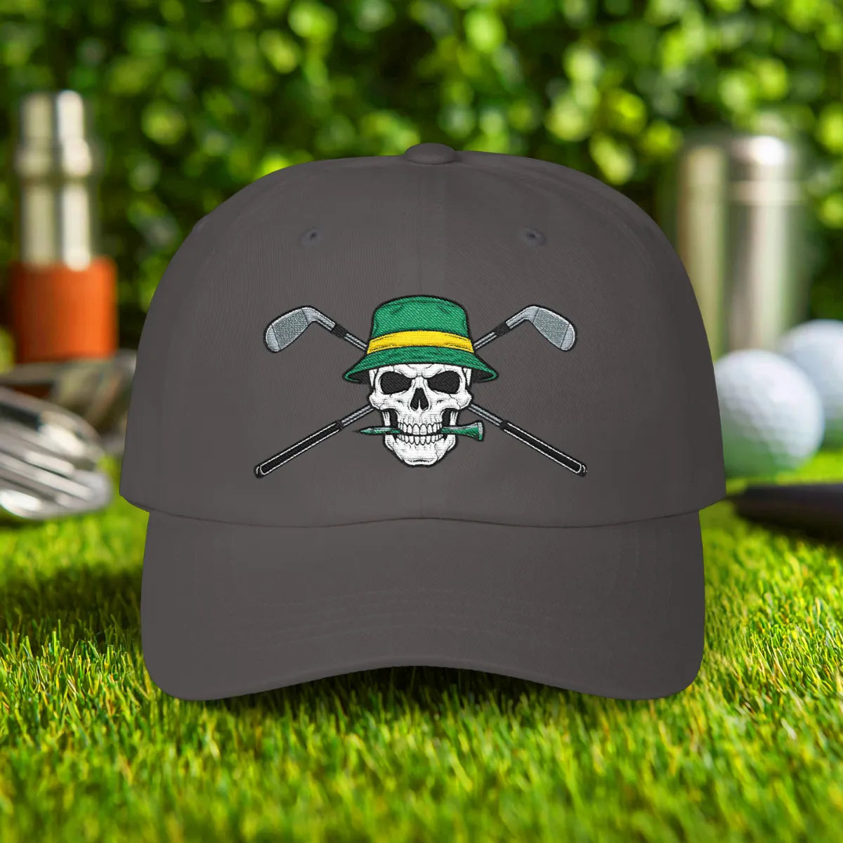 Cross Clubs Embroidered Hat