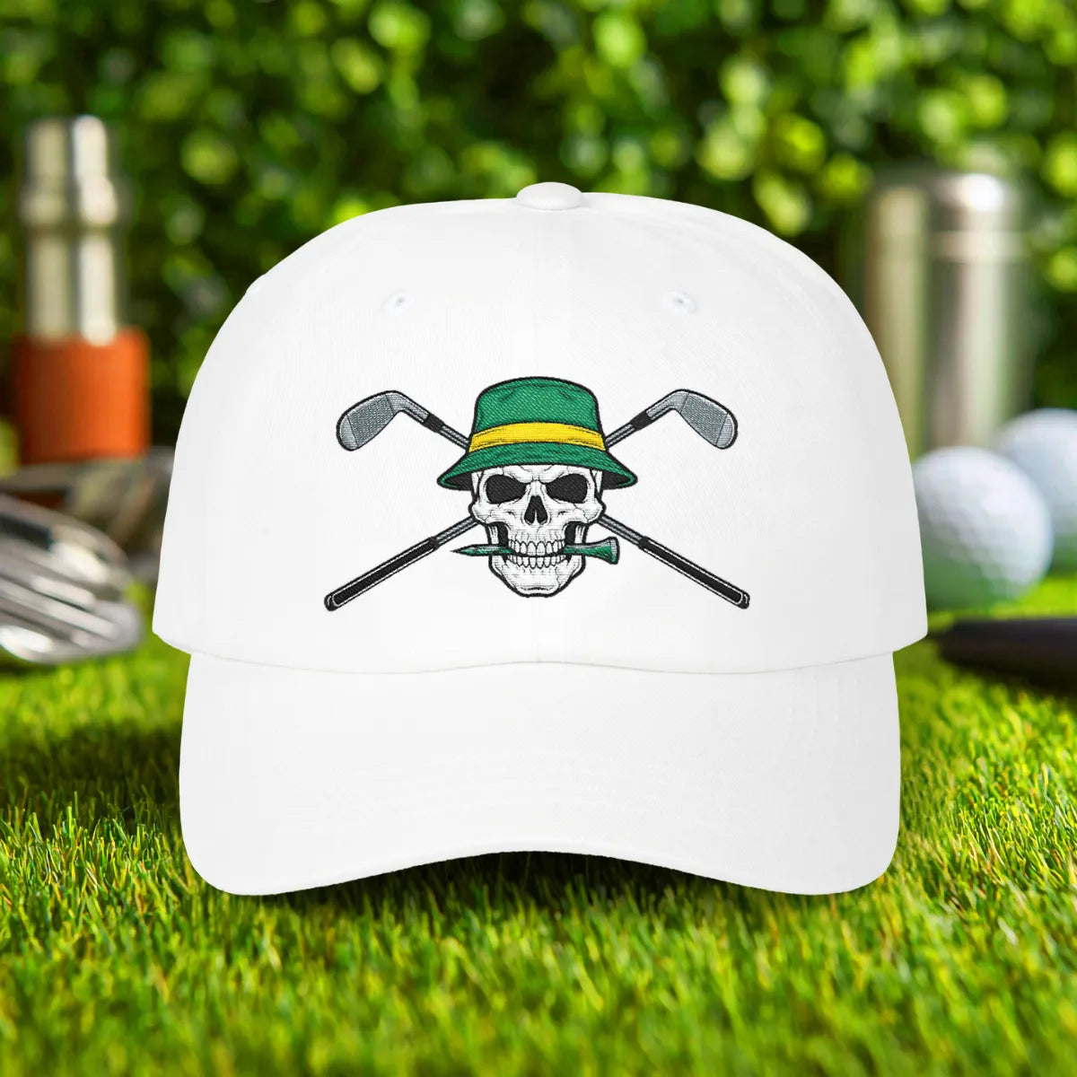 Cross Clubs Embroidered Hat