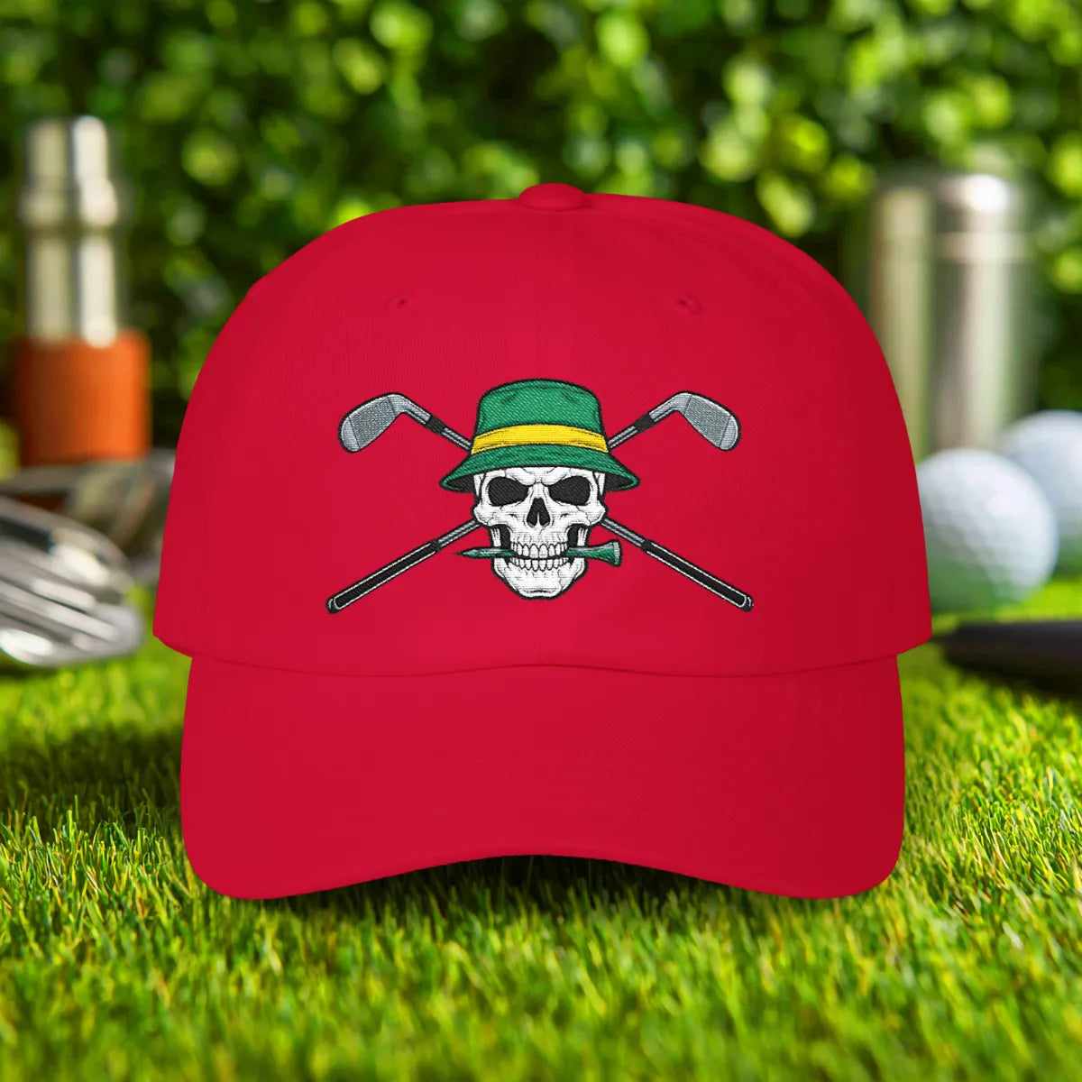 Cross Clubs Embroidered Hat