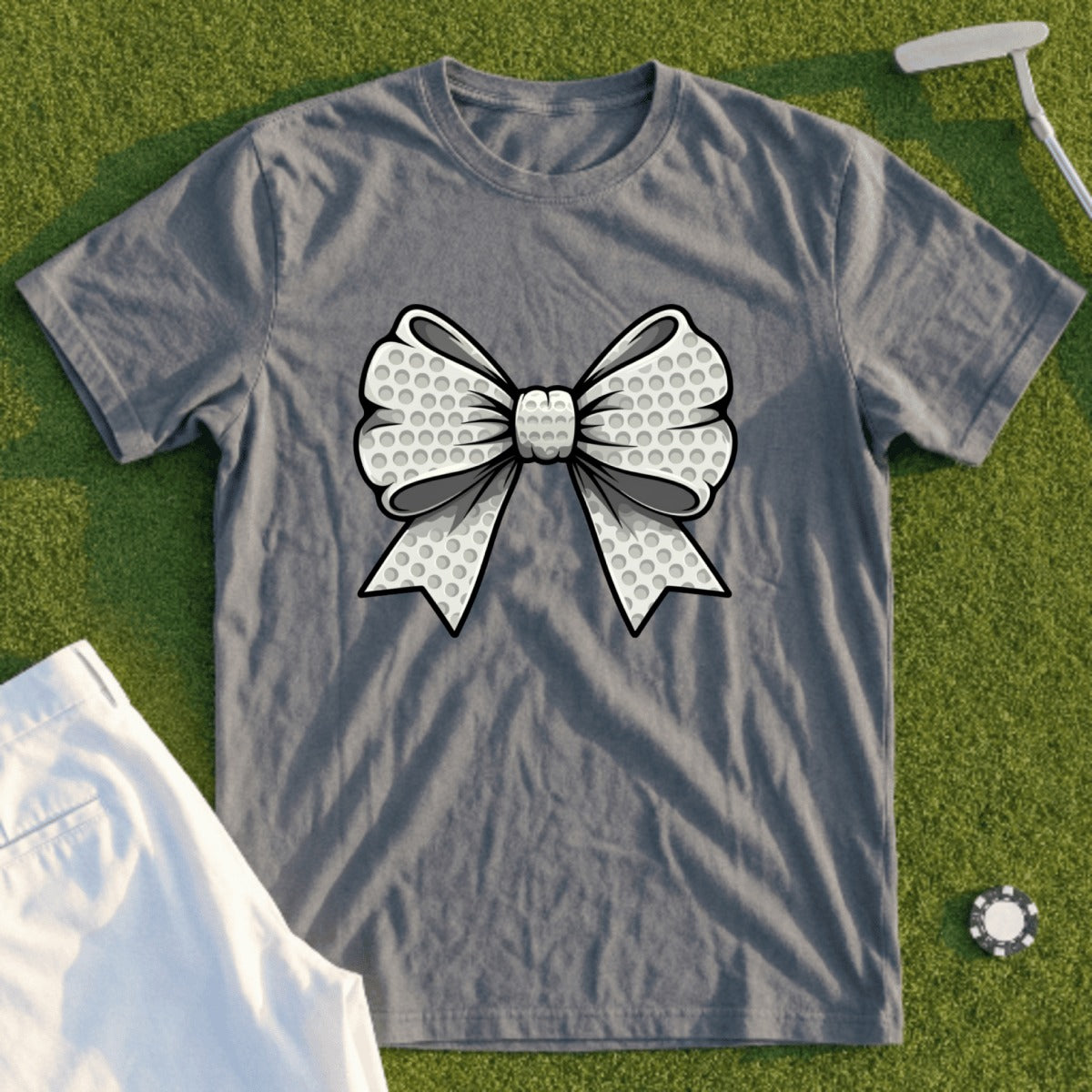 Dimple Bow Tee