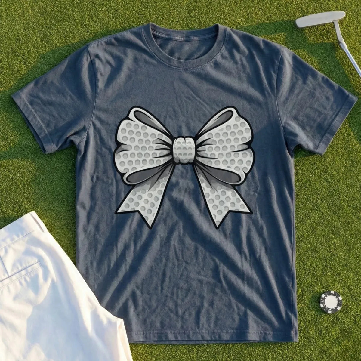 Dimple Bow Tee