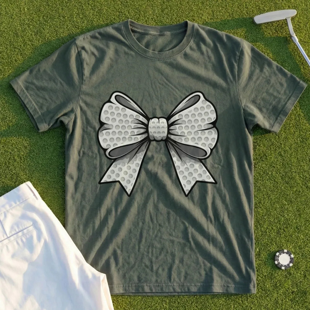 Dimple Bow Tee
