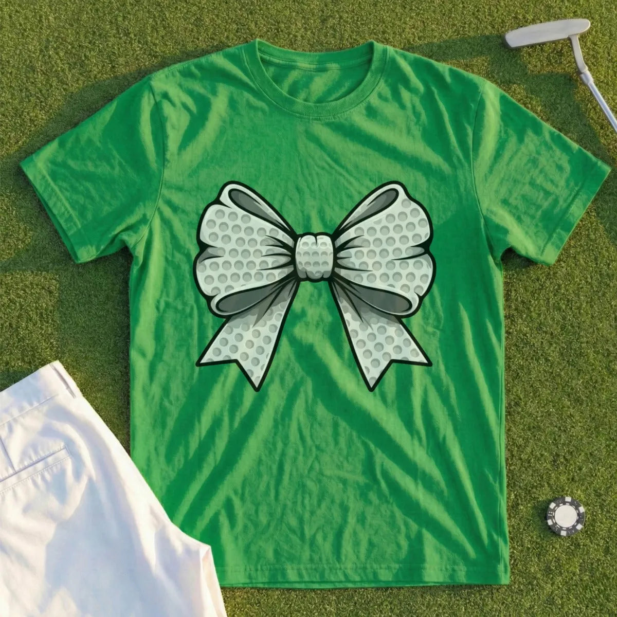 Dimple Bow Tee
