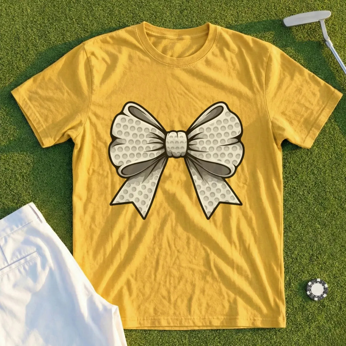 Dimple Bow Tee