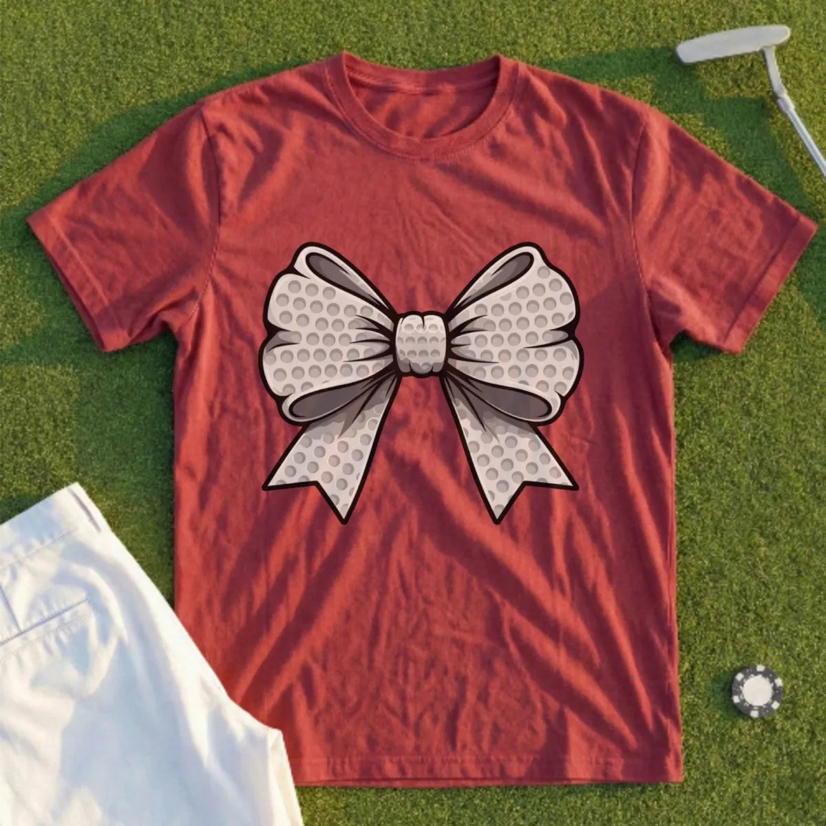Dimple Bow Tee