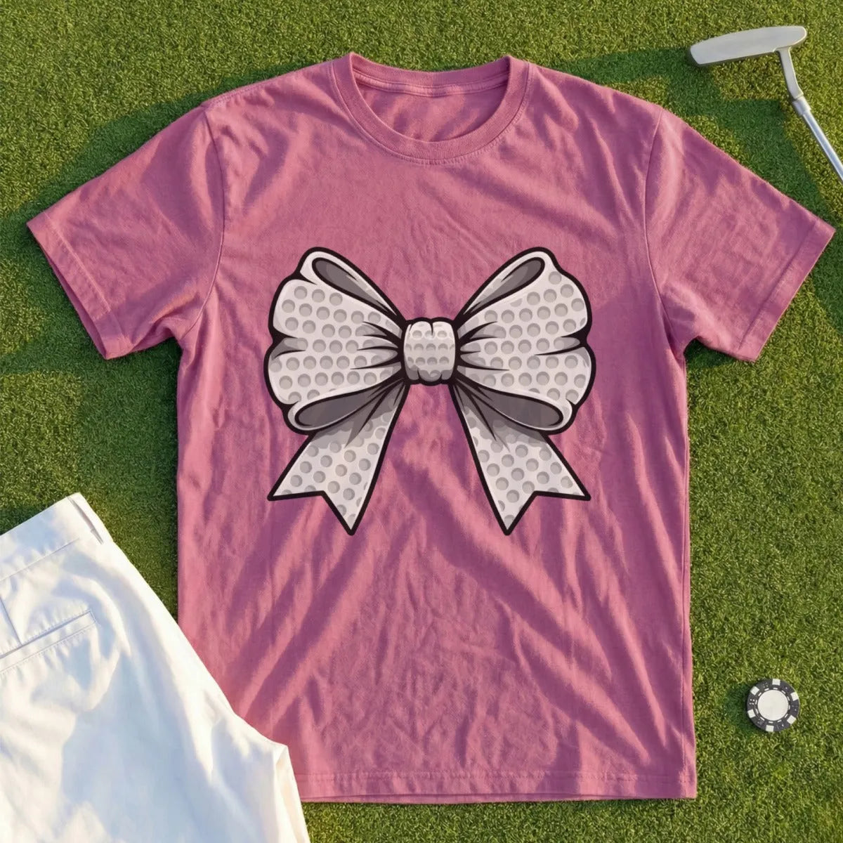 Dimple Bow Tee