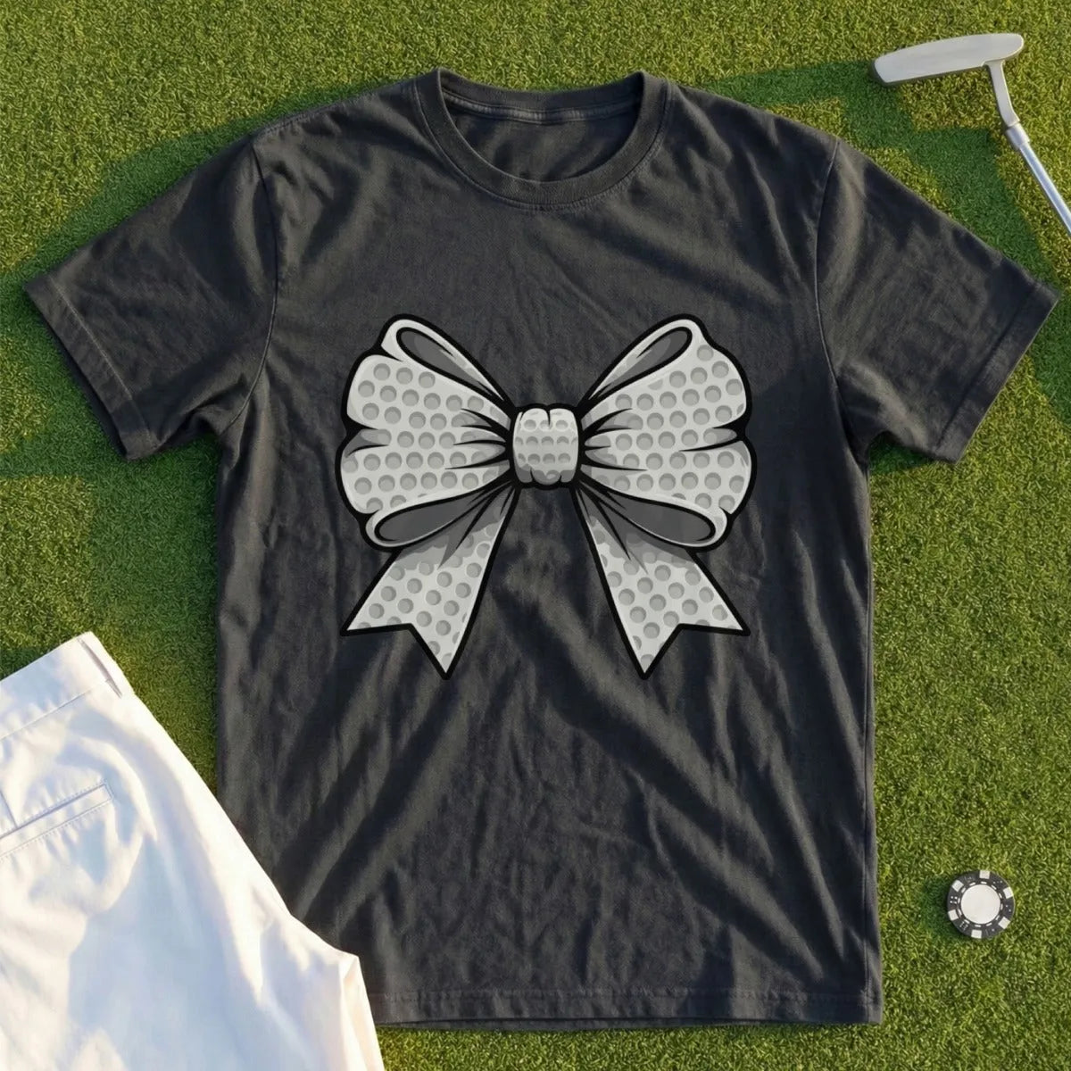 Dimple Bow Tee