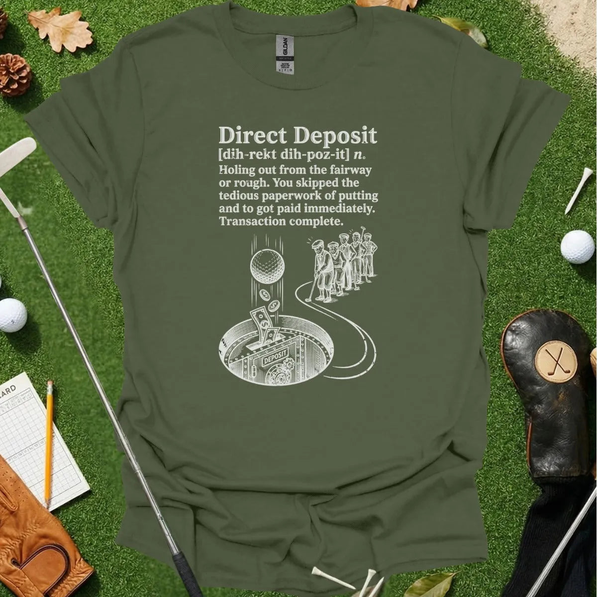 Direct Deposit Dictionary Definition Tee