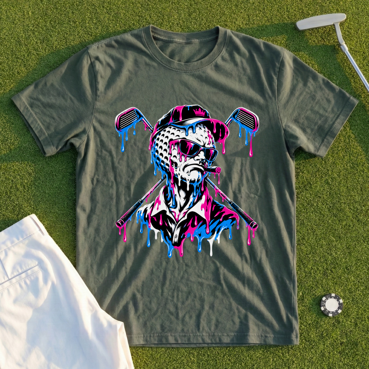 Drip Ball Boss, Crossed Irons Tee