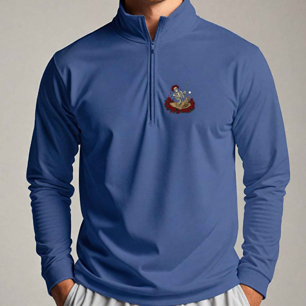 Dust To Dust Quarter Zip worn