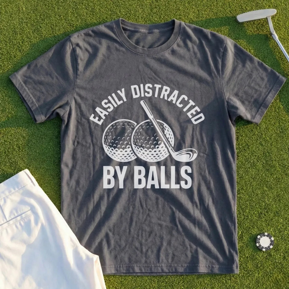 Easily Distracted By Balls Tee
