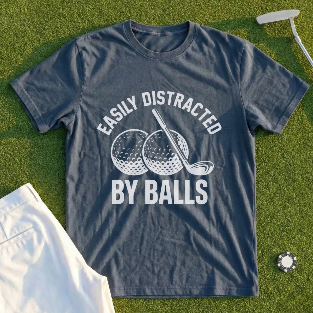 Easily Distracted By Balls Tee