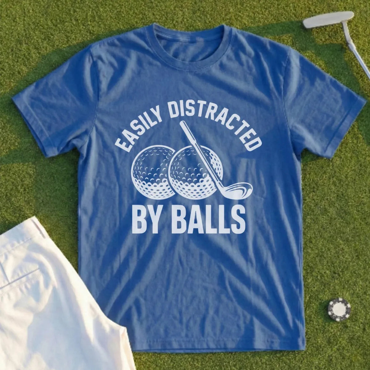 Easily Distracted By Balls Tee
