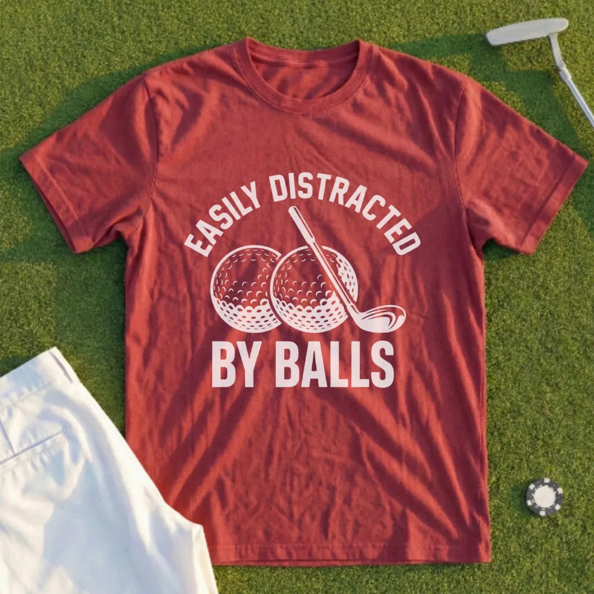 Easily Distracted By Balls Tee