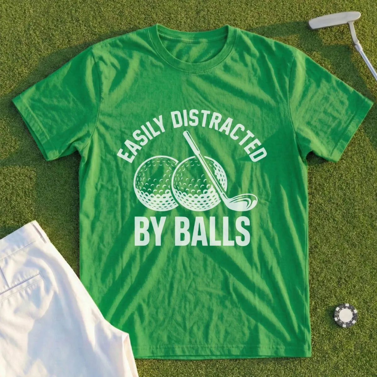 Easily Distracted By Balls Tee