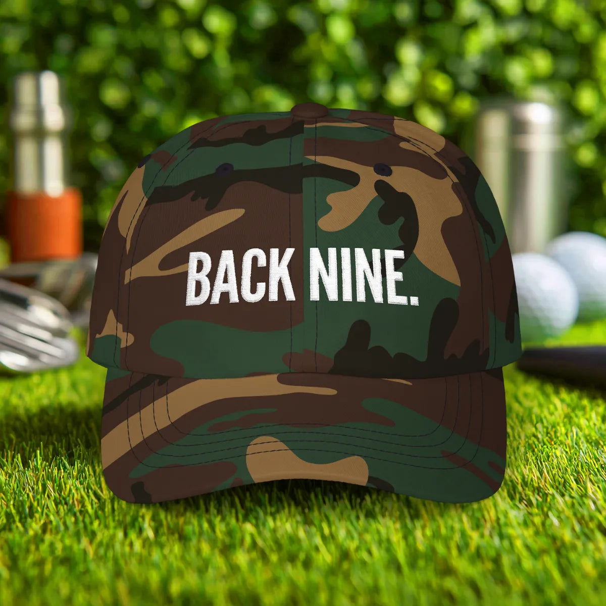 Embroidered Back Nine Dad Cap