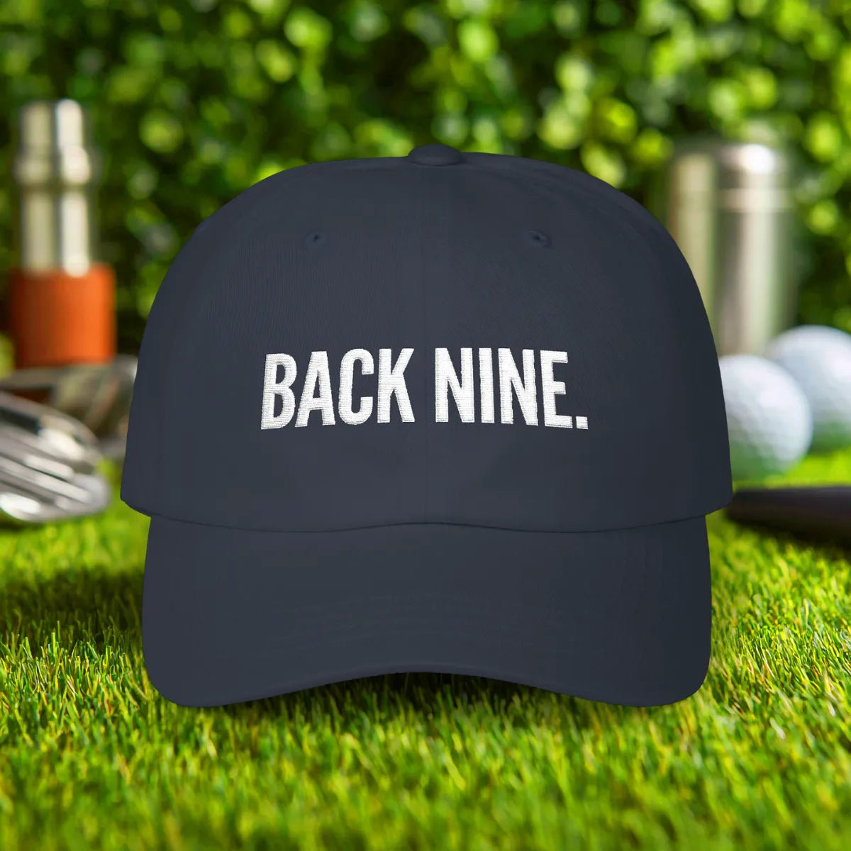 Embroidered Back Nine Dad Cap