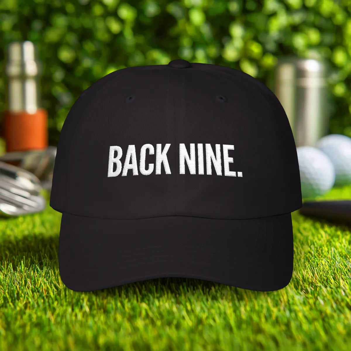 Embroidered Back Nine Dad Cap