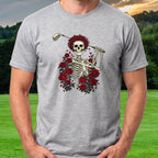 Eternal Solid Swing Tee worn on the golf course, Sport Grey