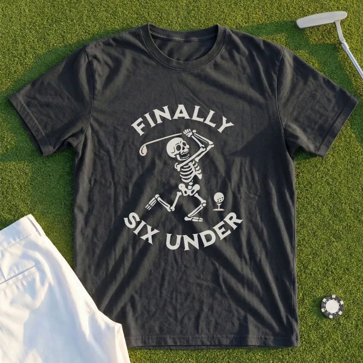 Finally 6 Under Tee
