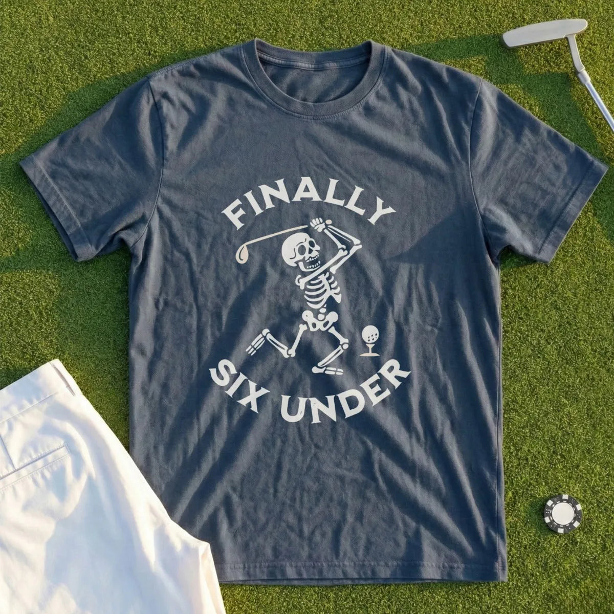 Finally 6 Under Tee