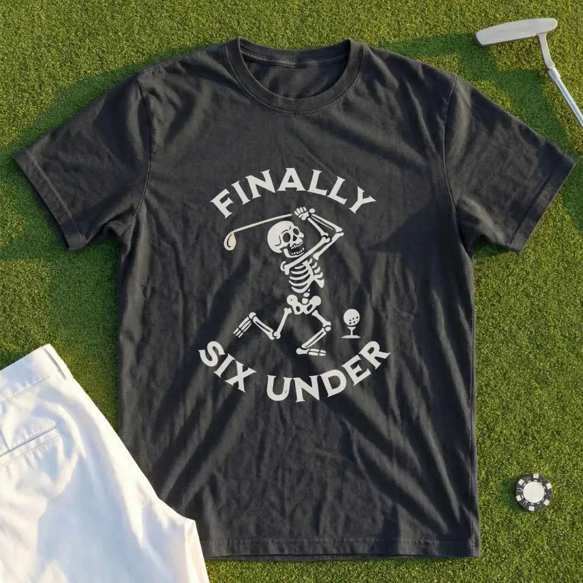 Finally 6 Under Tee