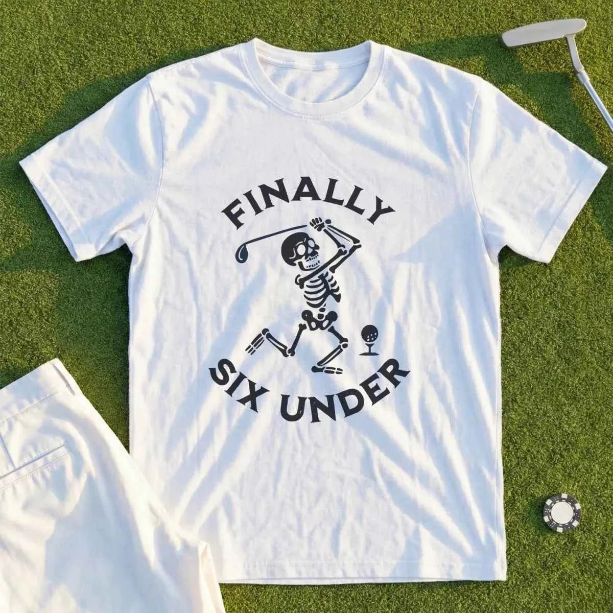 Finally 6 Under Tee