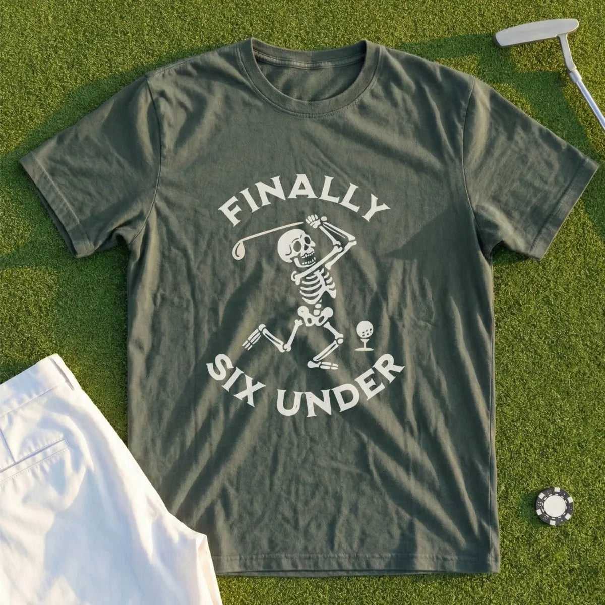 Finally 6 Under Tee