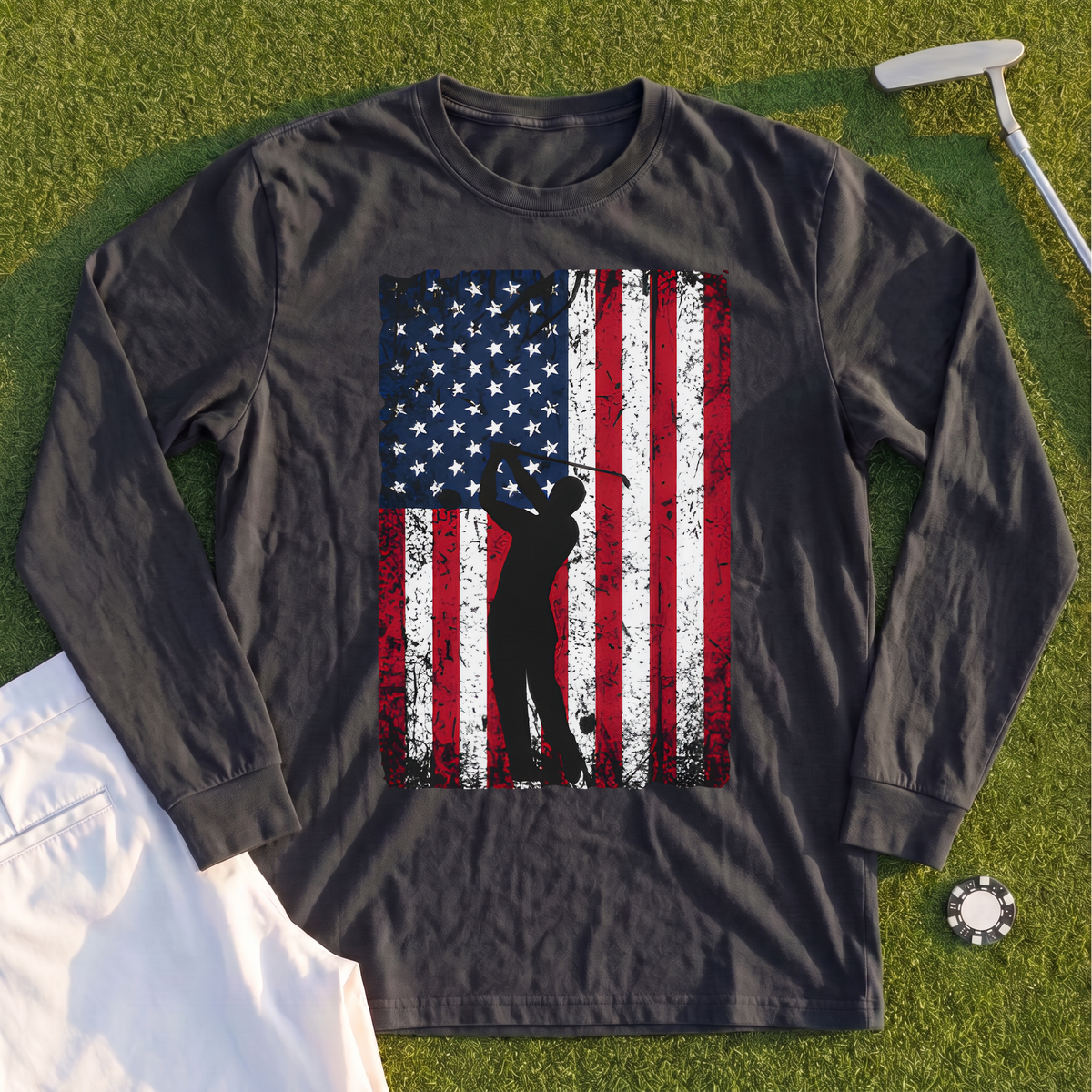 Flag Swing Long Sleeve Tee