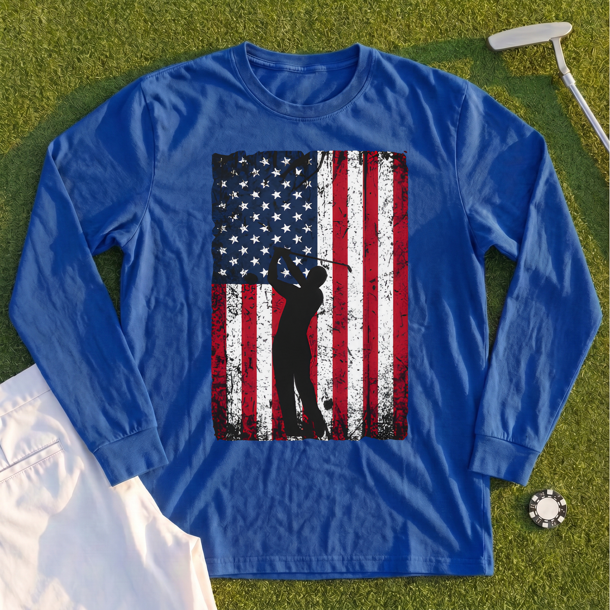 Flag Swing Long Sleeve Tee