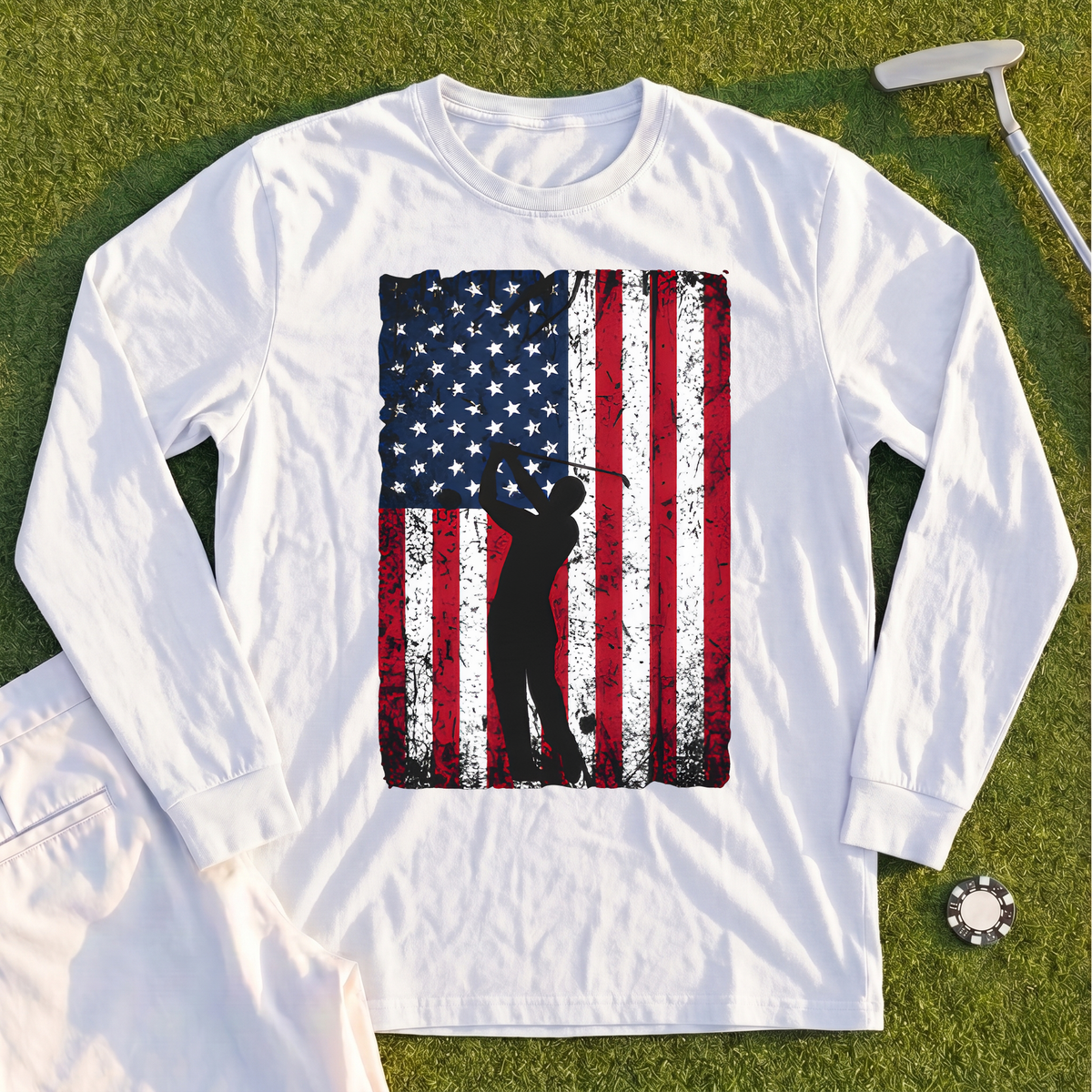 Flag Swing Long Sleeve Tee
