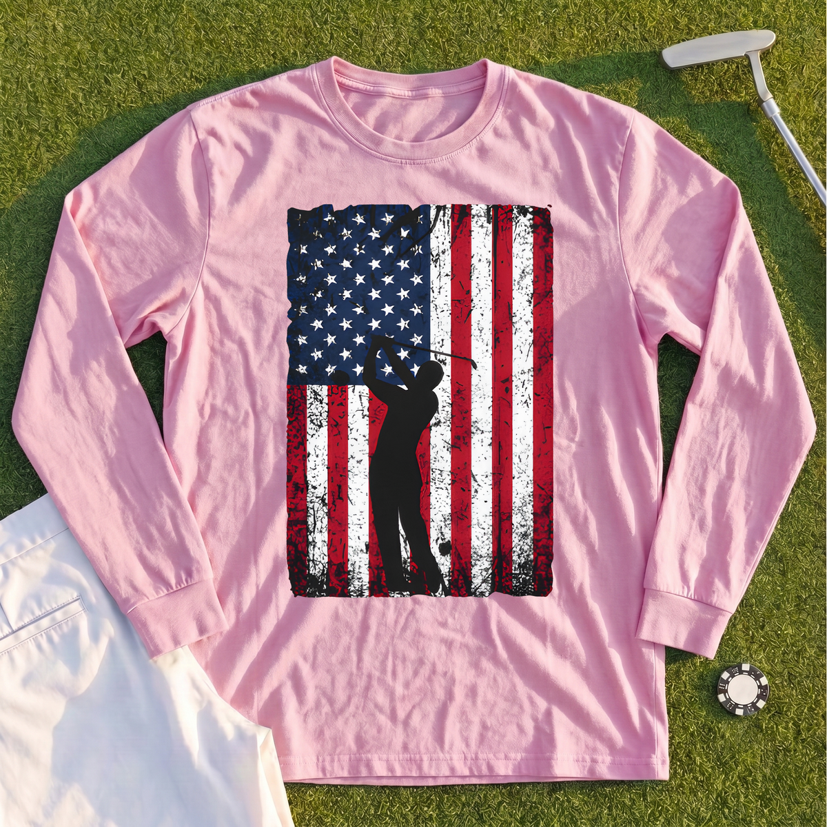 Flag Swing Long Sleeve Tee