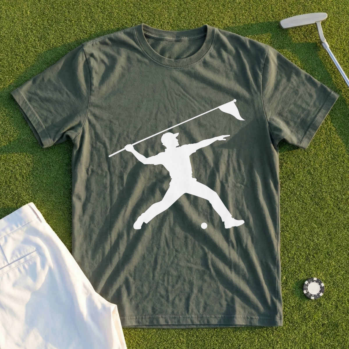Flagstick Thrower Tee