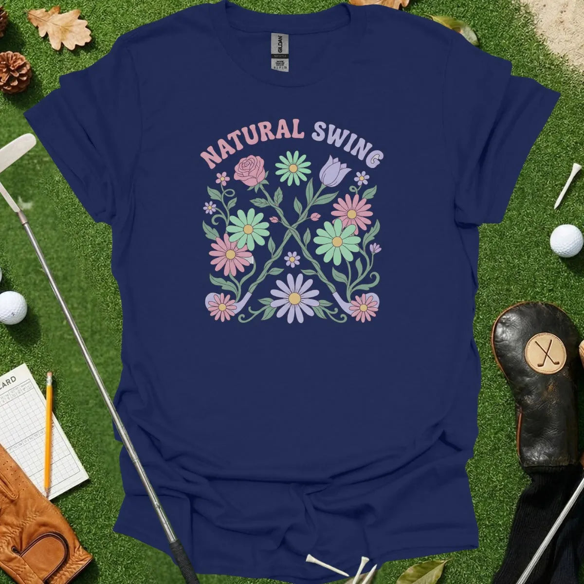 Floral Natural Swing Tee