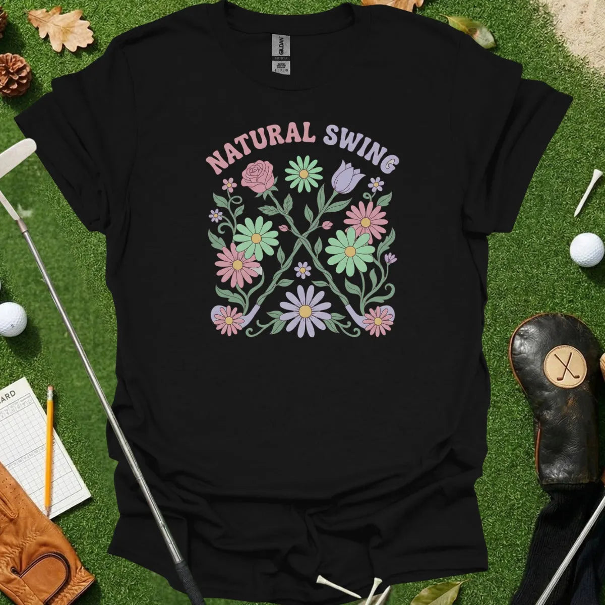 Floral Natural Swing Tee