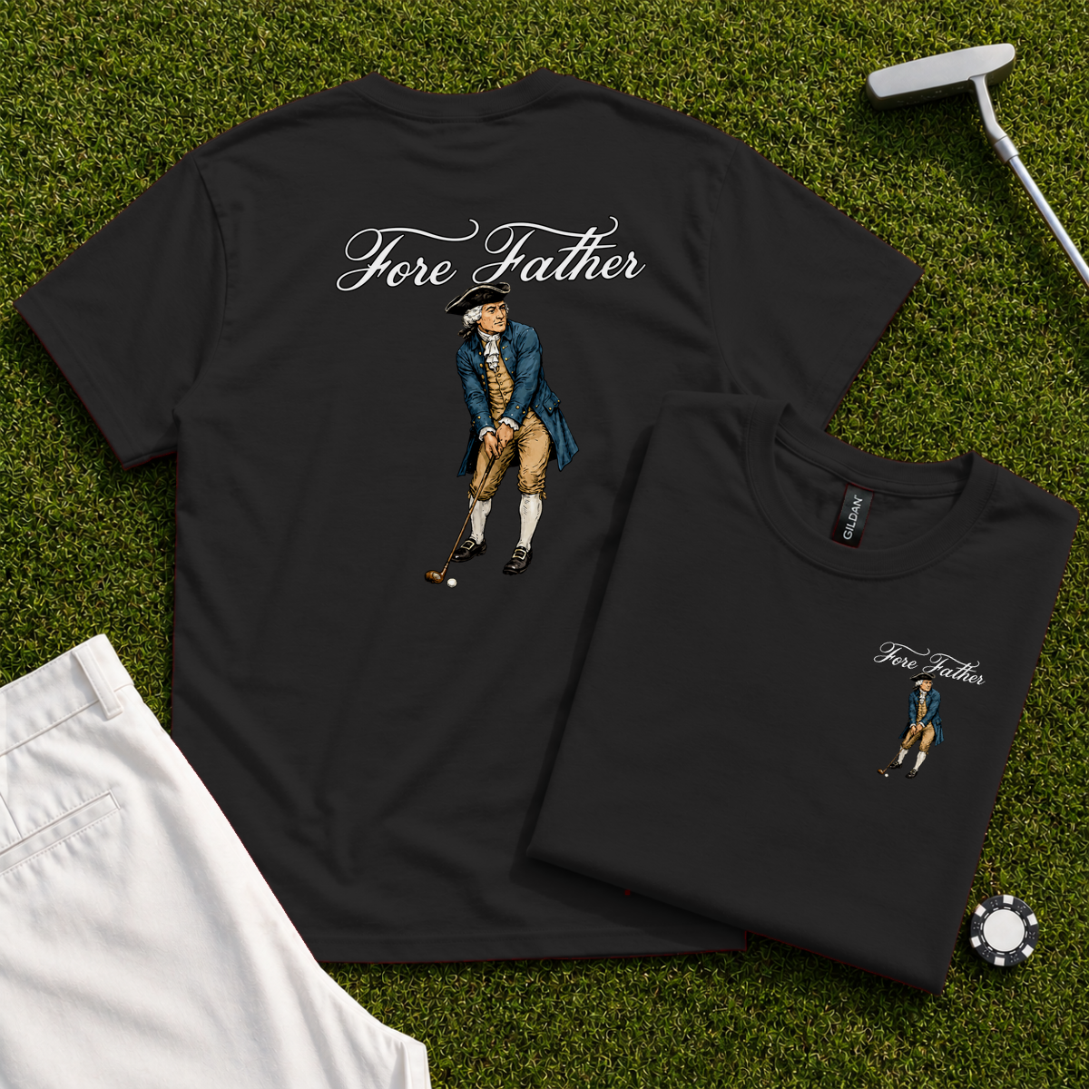 Fore Father Back Print Tee