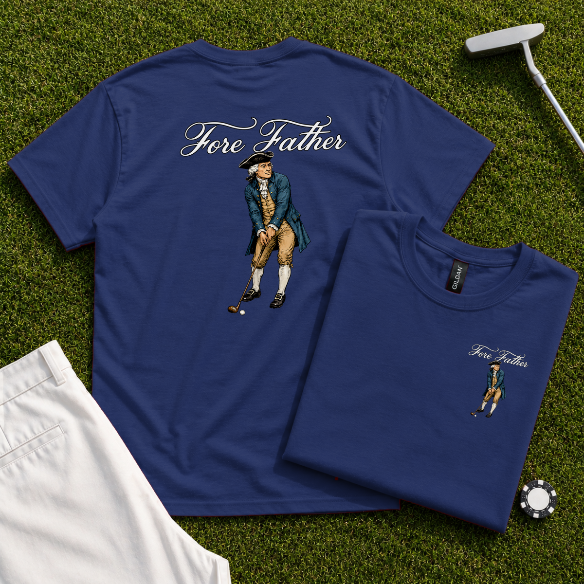 Fore Father Back Print Tee